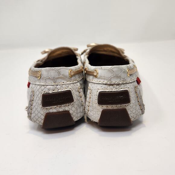 Marc Joseph Cypress Hill Exotic Driving Loafer Mocs Size 7.5 Snake Print Leather - Picture 7 of 9